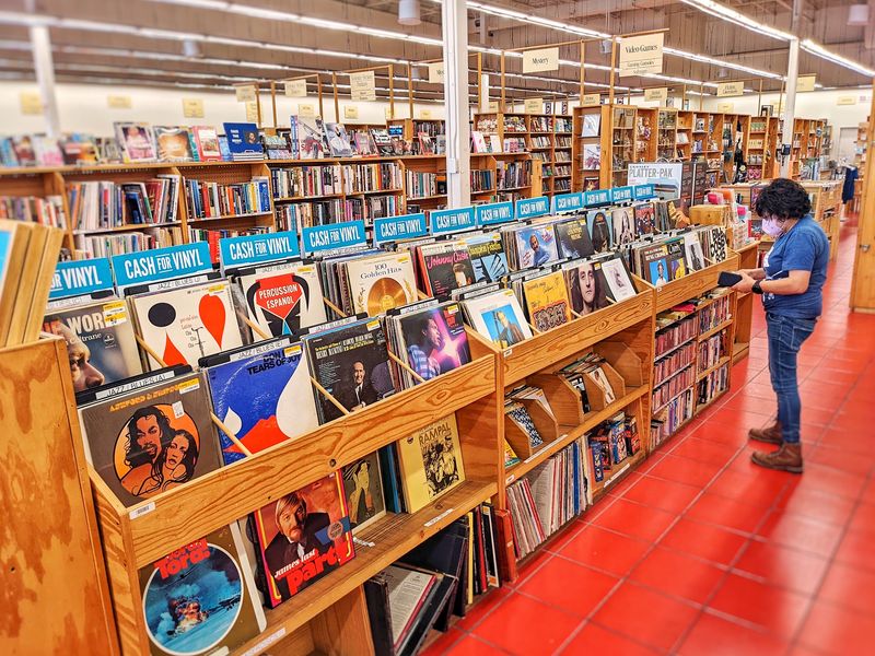 Vinyl Records and the Music Section Vinyl Records and the Music Section