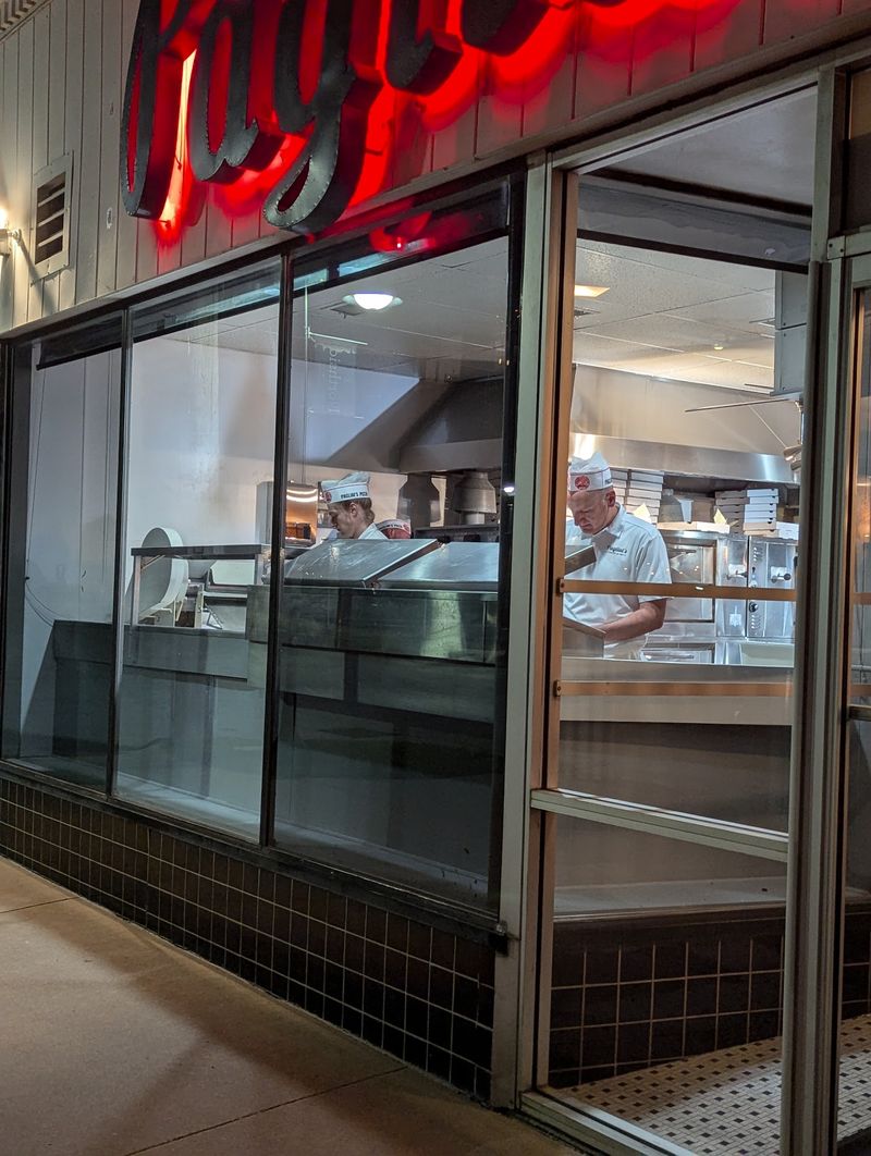 Watching the Pizza Get Made Through the Window Watching the Pizza Get Made Through the Window