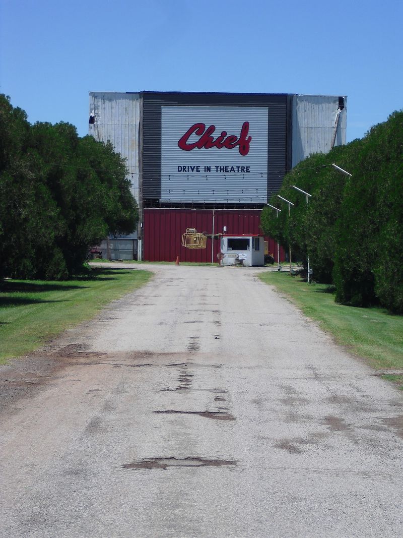 Where Chief Drive-In Theatre Sits on the Oklahoma Map