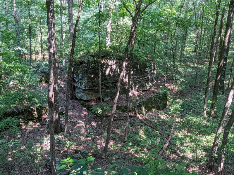 Where Millstone Bluff Sits in the Illinois Landscape Where Millstone Bluff Sits in the Illinois Landscape