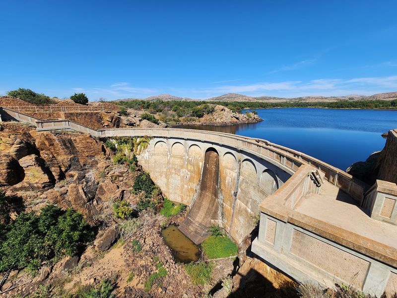 Where Quanah Parker Dam Sits in the Oklahoma Landscape Where Quanah Parker Dam Sits in the Oklahoma Landscape