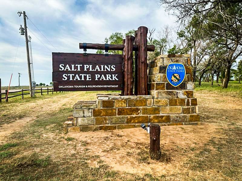 Where Salt Plains State Park Actually Sits Where Salt Plains State Park Actually Sits