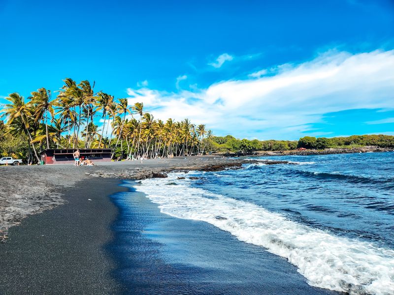 Where the Black Sand Meets the Palms Where the Black Sand Meets the Palms