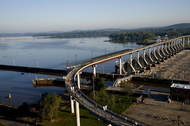 Where the River Connects Two Vibrant Shores