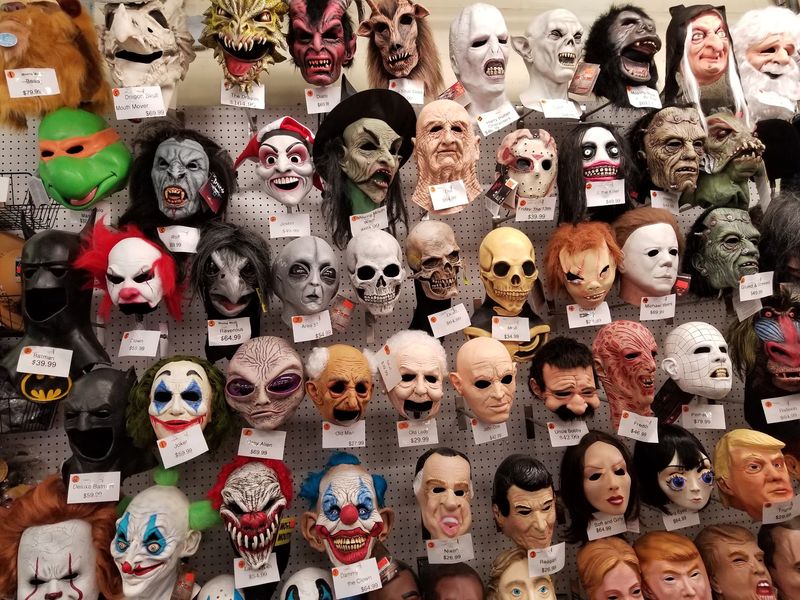 Wigs, Masks, and Every Accessory Imaginable Wigs, Masks, and Every Accessory Imaginable