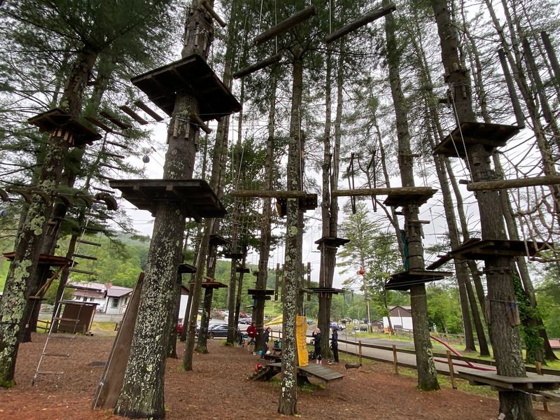 Zip Lines, Rope Courses, and More on the Mountain Zip Lines, Rope Courses, and More on the Mountain