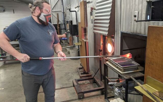 Grab a Hammer at Tucson’s Sonoran Glass School and Blow Your Own Glass Ornament in an Afternoon