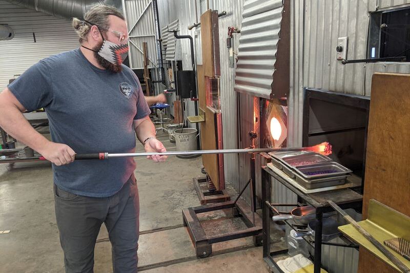 Grab a Hammer at Tucson’s Sonoran Glass School and Blow Your Own Glass Ornament in an Afternoon