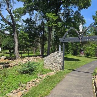 This New Jersey Hilltop Catholic Shrine Has a Rosary Garden, Stations, and Relics
