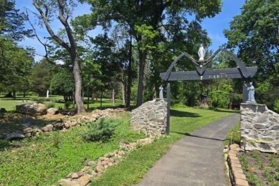 This New Jersey Hilltop Catholic Shrine Has a Rosary Garden, Stations, and Relics