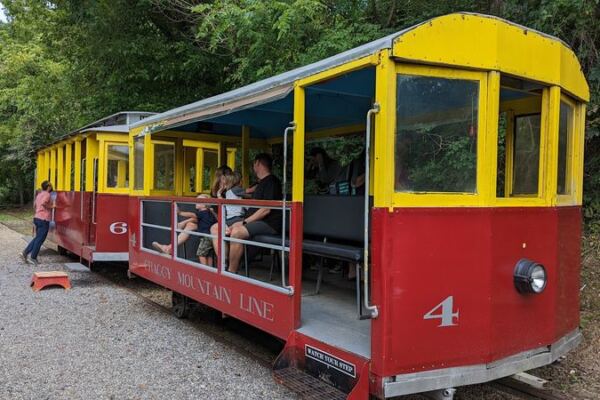 This Restored North Carolina Trolley Rolls Down to a River Where Riders Spot Bears, Deer, and Turkeys