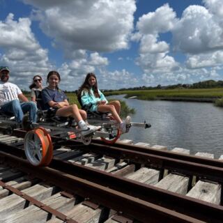 On This New Jersey Railbike Route, The Shoreline Rolls By Under Your Feet