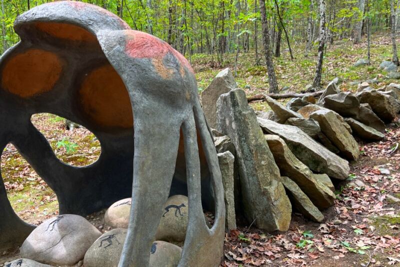 This New Hampshire Park Hides 100+ Sculptures Along Forest Trails