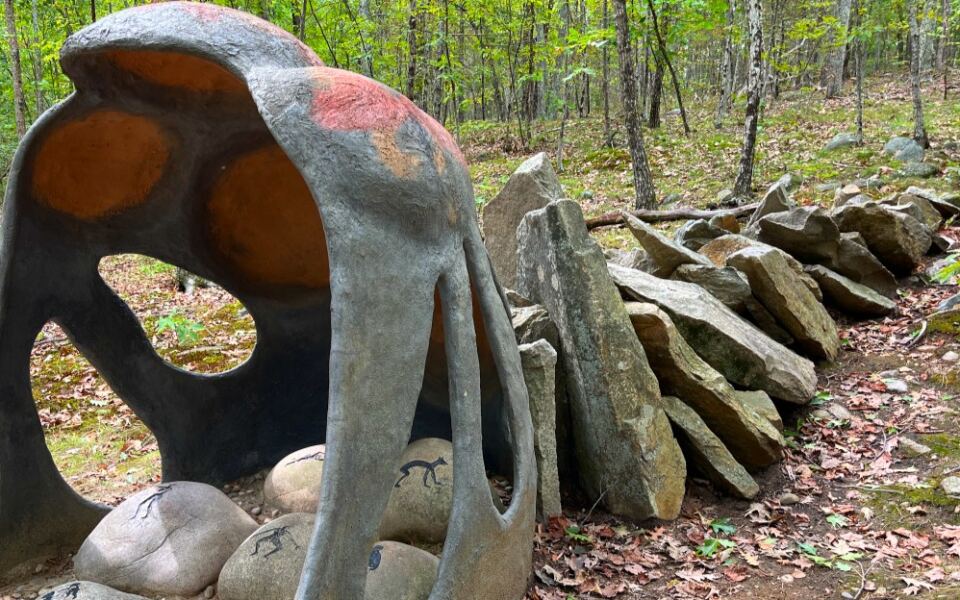 This New Hampshire Park Hides 100+ Sculptures Along Forest Trails