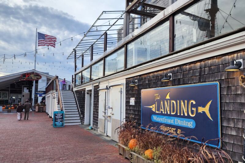 At This Rhode Island Wharf Hangout, Raw Bar Platters and Live Music Come With a Deck Facing the Boats in Newport Harbor