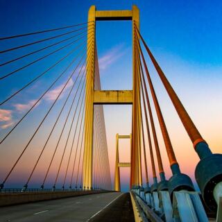 Louisiana’s John James Audubon Bridge Carries Drivers Across One of the Western Hemisphere’s Longest Cable-Stayed Spans