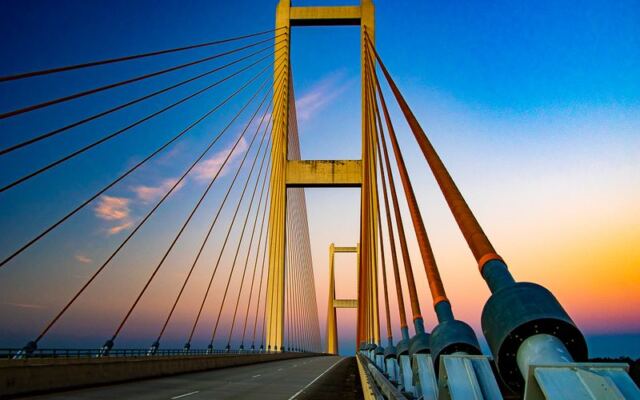 Louisiana’s John James Audubon Bridge Carries Drivers Across One of the Western Hemisphere’s Longest Cable-Stayed Spans