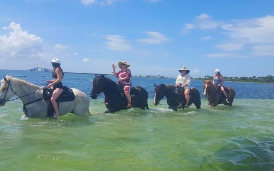 This Florida Farm Lets You Ride Horses Right Into the Water Like a Scene From a Movie