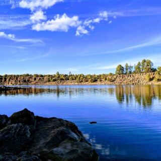 This Arizona Reservoir Was Made for Fishing and Boating, but Its Water Drops So Low the Lake Half Disappears