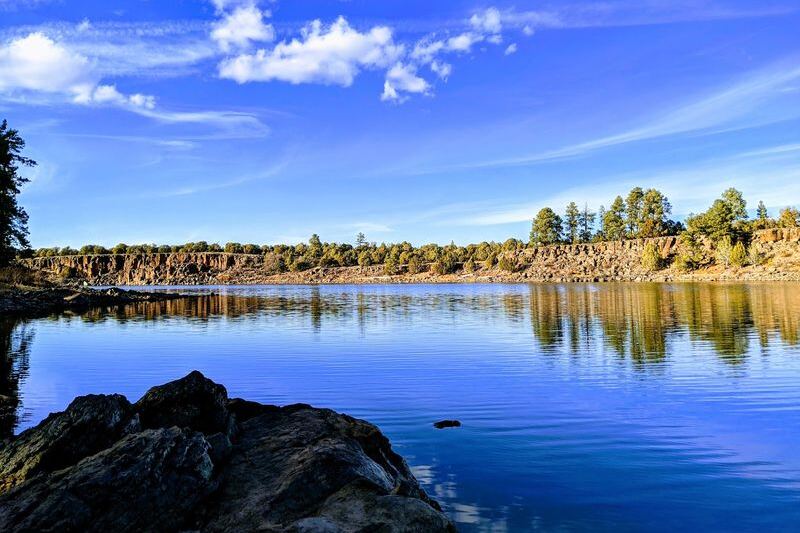 This Arizona Reservoir Was Made for Fishing and Boating, but Its Water Drops So Low the Lake Half Disappears