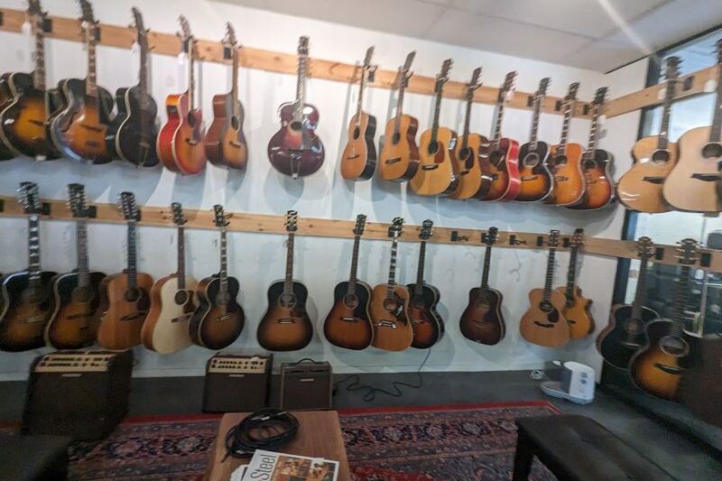 This Oklahoma City Guitar Shop Lets You Pull Vintage Guitars Off the Wall and Actually Play Them