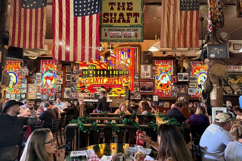 Tombstone’s Big Nose Kate’s Saloon Pours Cold Drinks Where Old West Gunslingers Once Drank