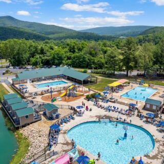 This Virginia Campground Rolls Out Water Slides And A Splash Pad For The Whole Family