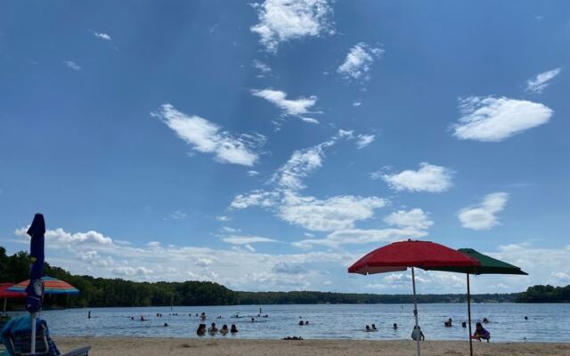 This Virginia State Park Guards a Shallow Lake Swim Beach Where Kids Can Wade for the Price of a Ticket