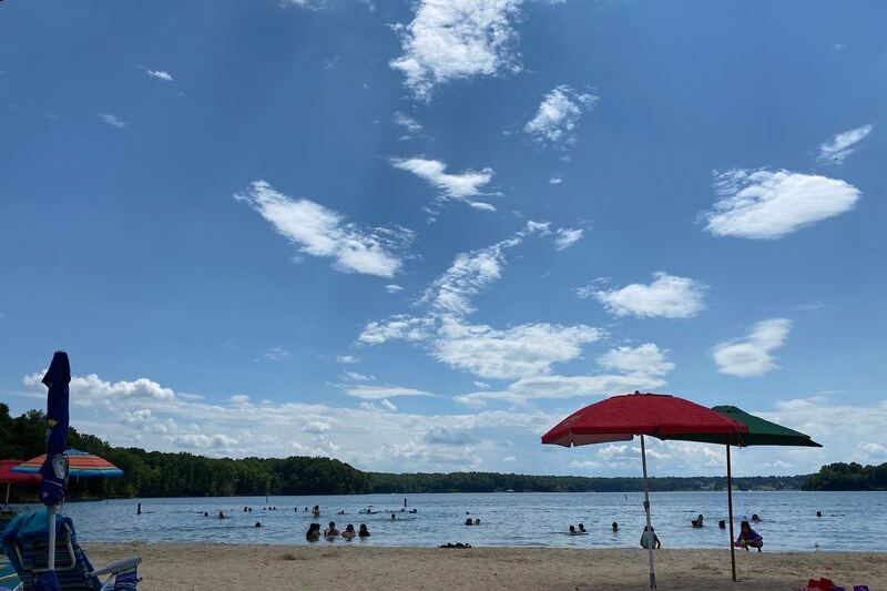 This Virginia State Park Guards a Shallow Lake Swim Beach Where Kids Can Wade for the Price of a Ticket