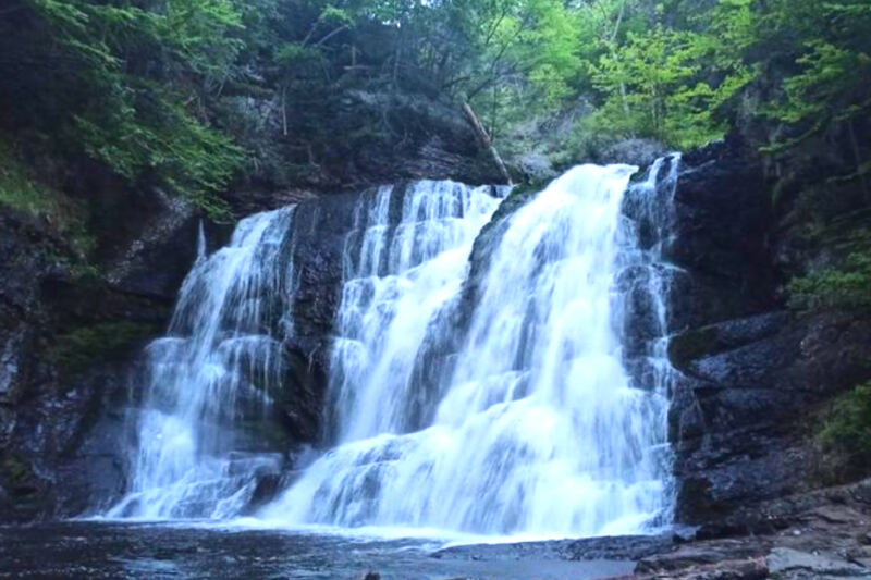 Pennsylvania’s Tallest Waterfall Tumbles Down Three Dramatic Tiers Near Milford