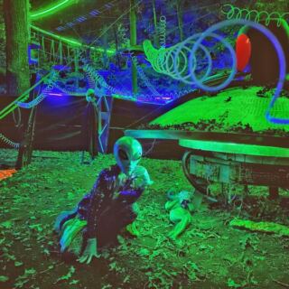 Only 10 Nights a Year, This North Carolina Trail Lights Up With Halloween Mischief