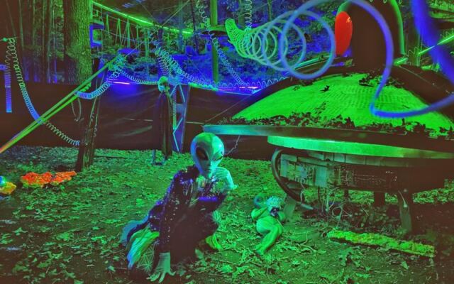 Only 10 Nights a Year, This North Carolina Trail Lights Up With Halloween Mischief