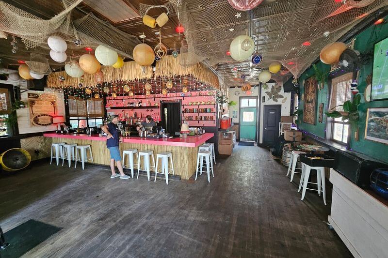 Tiki Torches on Rainey: Placeholder TIKI BAR Serves Fiery Tropical Drinks You Watch Being Made