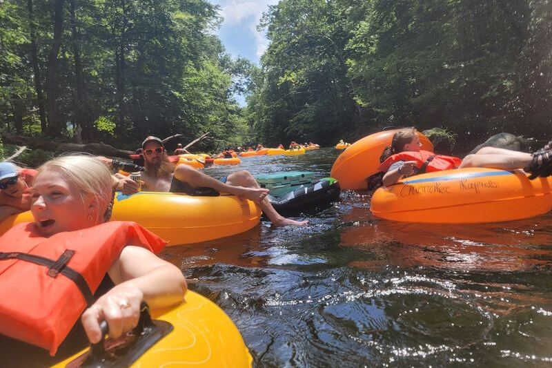 This Affordable North Carolina Mountain Float Drifts You Past Wild Elk on the Oconaluftee River