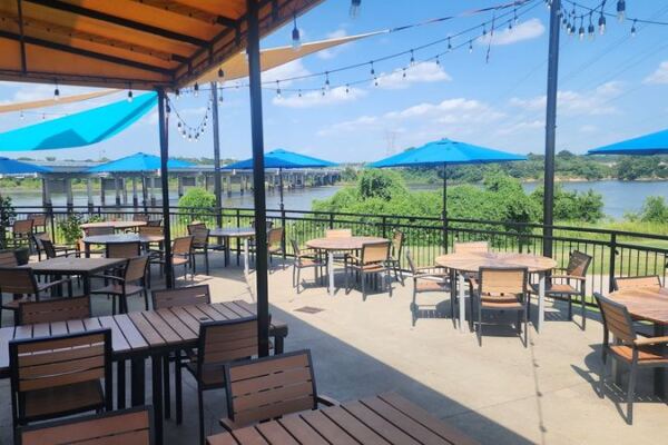 This Oklahoma Restaurant Serves Sushi and Lobster Ravioli on a Patio Right Over the Arkansas River