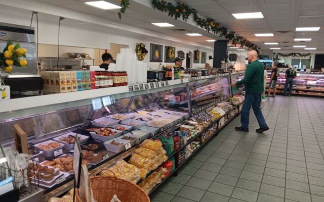 The German Butcher in Forked River serves sandwiches beside its house-made sausages