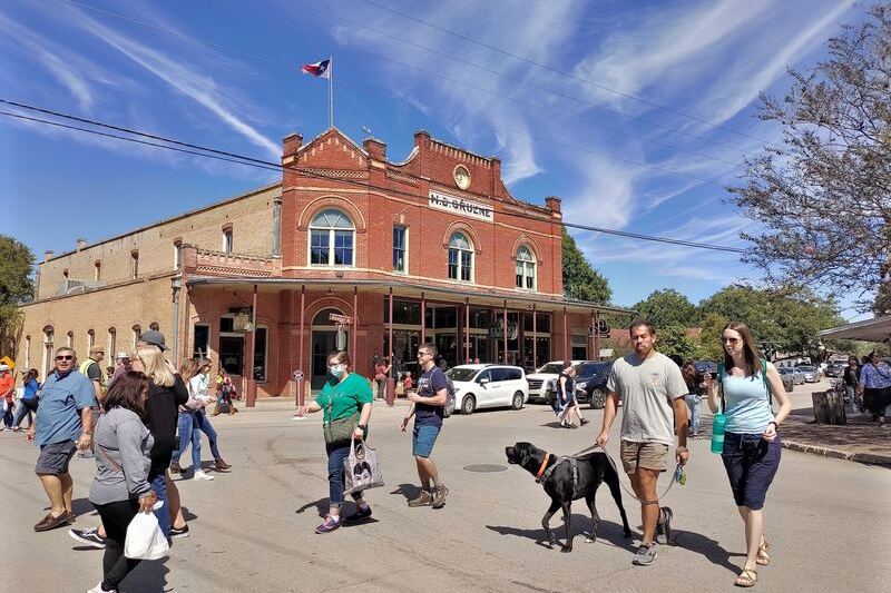 This Texas Town’s Historic District Gets So Packed With Tourists the Locals Stay Away