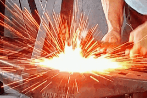 At This Pigeon Forge Blacksmith Shop You Hammer a Railroad Spike Into a Knife to Take Home