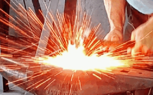 At This Pigeon Forge Blacksmith Shop You Hammer a Railroad Spike Into a Knife to Take Home