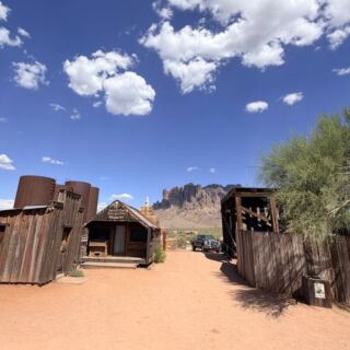 Hop Aboard a Real Steam Train and Feed Llamas at Goldfield Ghost Town Near Apache Junction
