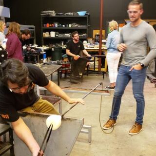 Spend Two Hours At This Illinois Glass Studio Shaping Molten Glass Into Your Own Drinking Glass