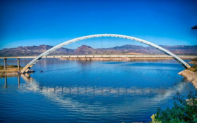 Cross This Arizona Bridge Over Roosevelt Lake and You’ll Feel Like You’re Floating Above the Water
