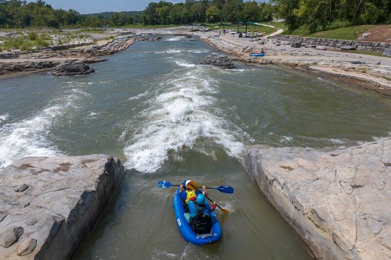 This Hidden Oklahoma Channel Lets You Tube Down Eight Drop-Rapids Deep in the Woods