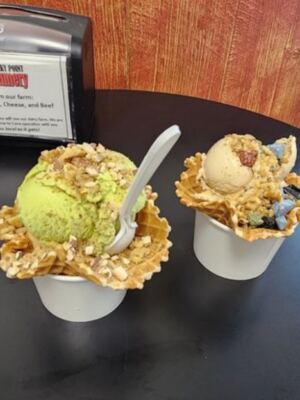 On a Working Maryland Farm, This Creamery Makes Homemade Ice Cream On-Site and Piles It Into Fresh Waffle Cones