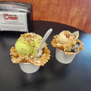 On a Working Maryland Farm, This Creamery Makes Homemade Ice Cream On-Site and Piles It Into Fresh Waffle Cones