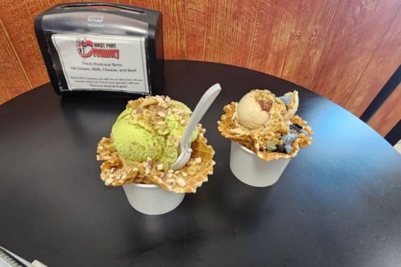 On a Working Maryland Farm, This Creamery Makes Homemade Ice Cream On-Site and Piles It Into Fresh Waffle Cones