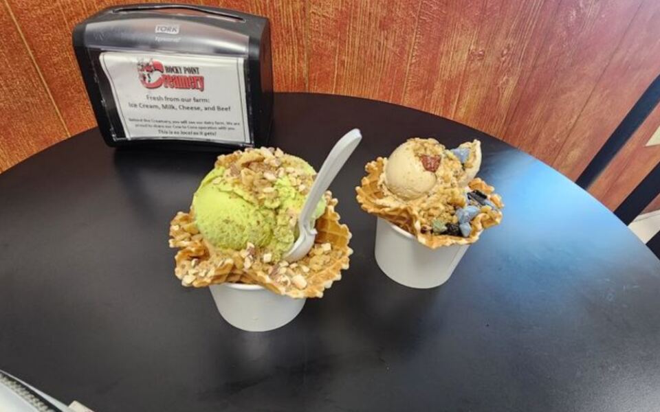 On a Working Maryland Farm, This Creamery Makes Homemade Ice Cream On-Site and Piles It Into Fresh Waffle Cones