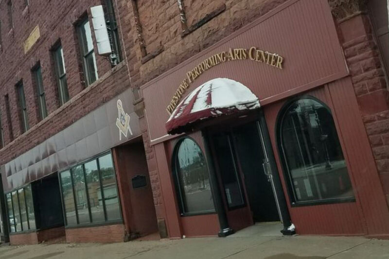 This Minnesota Town Has A Downtown Built From Striking Pink-Red Stone