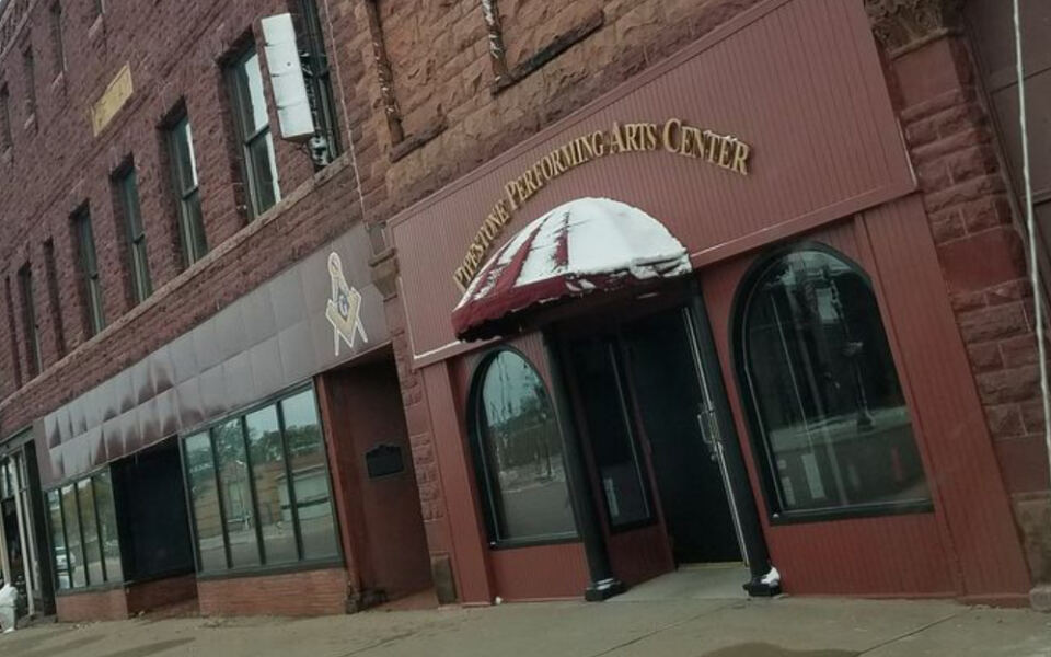 This Minnesota Town Has A Downtown Built From Striking Pink-Red Stone