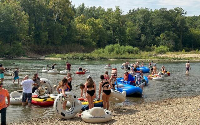 You Can Spend a Whole Day Floating the Scenic Illinois River Near Tahlequah, Oklahoma for About $26